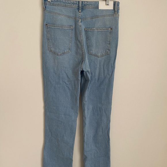 Zara high rise slim flair Jeans (LONG) - Picture 5 of 6